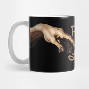 hands - Peace and Love Mug